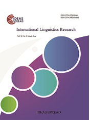 International Linguistics Research