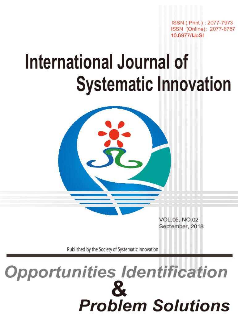 International Journal of Systematic Innovation