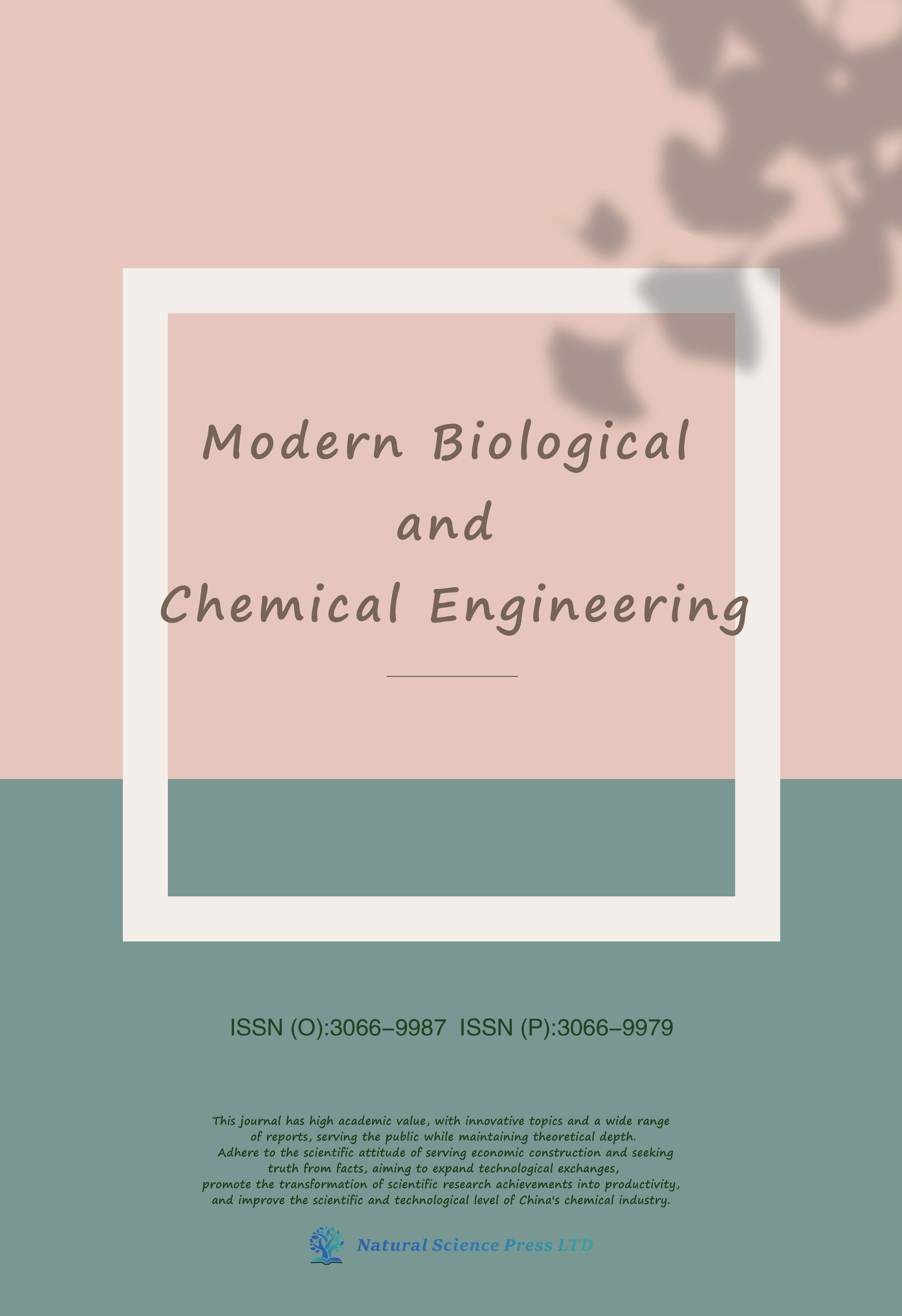 Modern Biological and Chemical Engineering
