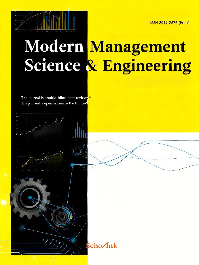 Modern Management Science & Engineering
