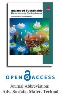 Advanced Sustainable Materials and Technologies